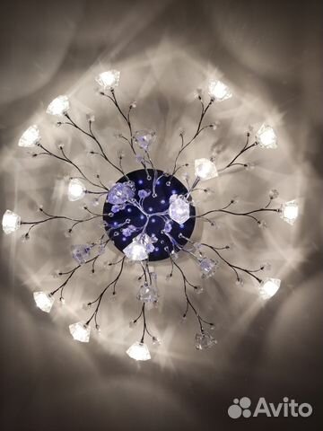 Люстра потолочная светодиодная с пультом купить в Воронеже | Товары для ...