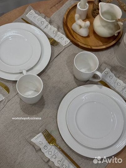 Скатерть дорожка + салфетки сервировочные