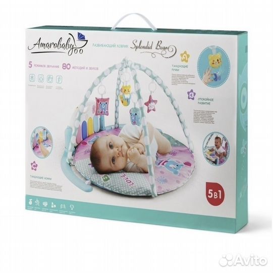 Развивающий коврик Amarobaby