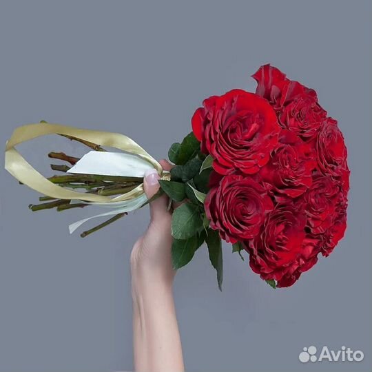 Монобукет 11 Роз, заказать цветы