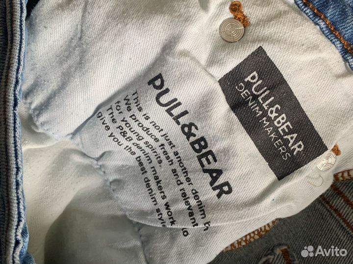 Джинсы pull and bear- eur 38