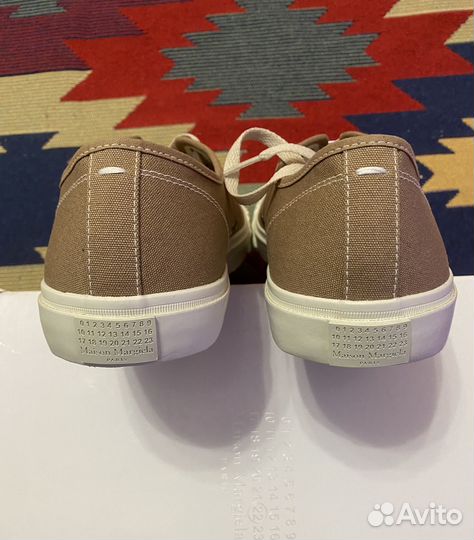 Кеды Таби Maison Margiela Canvas Tabi In Beige