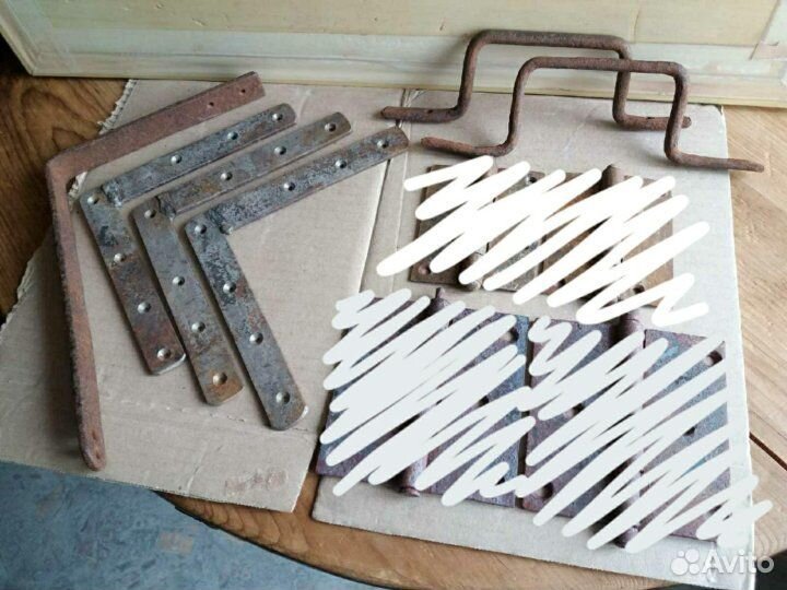 Крепёжные пластины, крепёж, скобы, петли, уголок