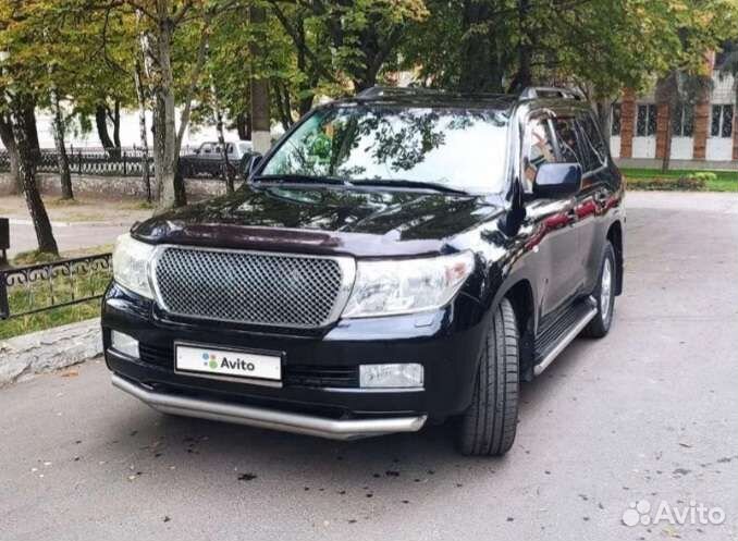 Защита порогов и бамперов lc200 комплект