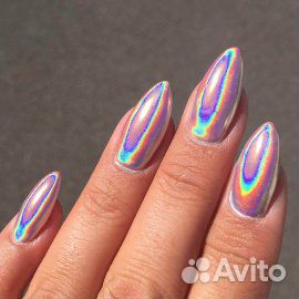 Втирка голографическая для маникюра и педикюра