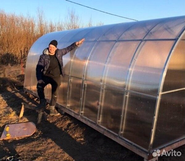 Теплица арочная усиленная