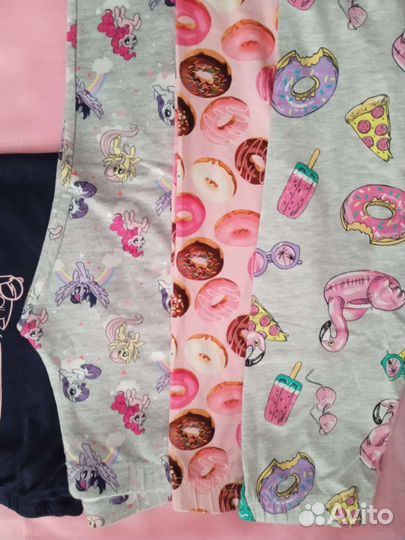 Лосины для девочки 116 122 пакетом