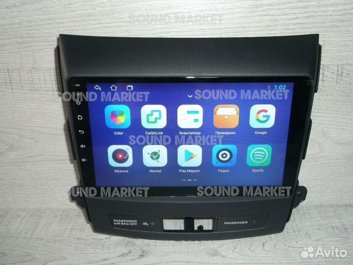 Магнитола 2DIN Peugeot 4007 Android GPS WiFi