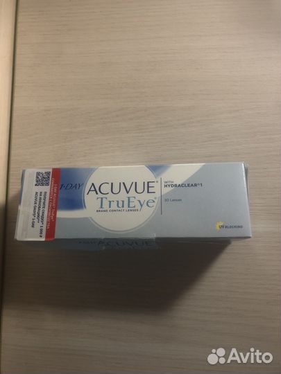 Контактные линзы acuvue trueye 1 day