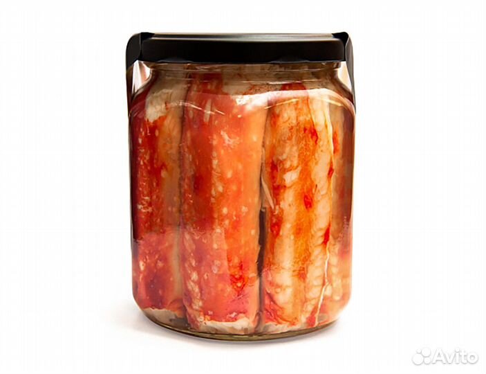Мясо камчатского краба в банке