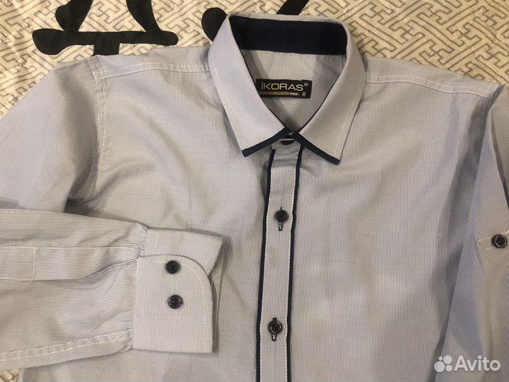 Цена за две рубашки+жилет на 7-9лет