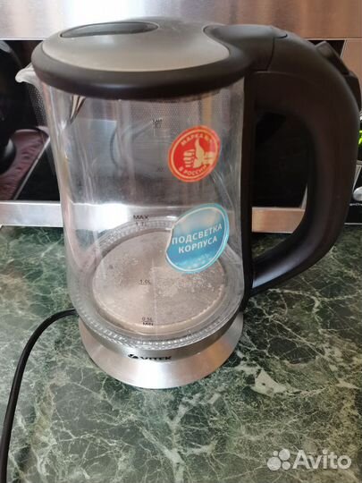 Чайник vitek vt-7036 на запчасти/восстановление