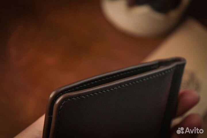 Держатель для купюр из натуральной кожи