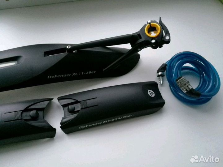 Крылья на 26-27,5 колеса +замок от угона