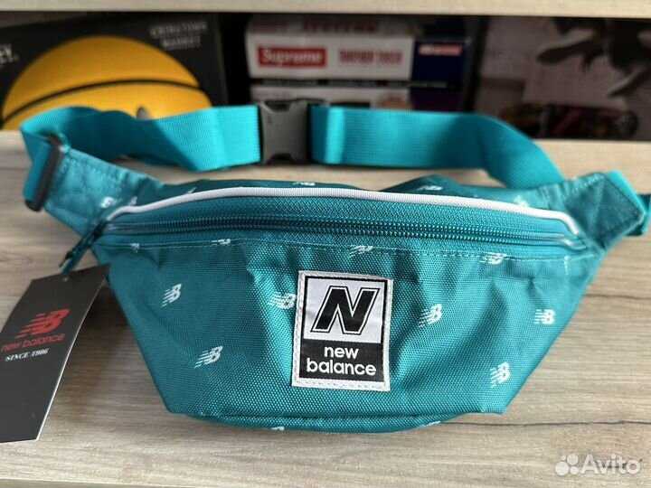 Сумка New Balance Printed Classic Waist Pack Teal