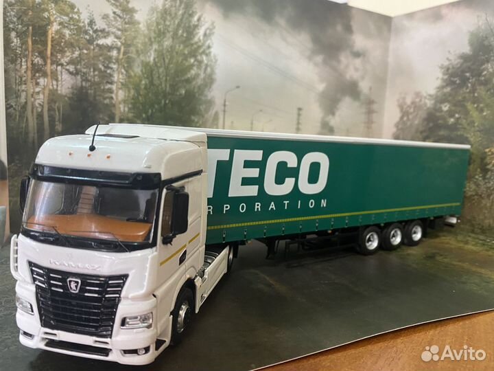 Модель камаз 54901 1/43 полуприцеп