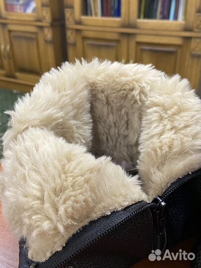 Кожаные носки с мехом (махси, хуфф, читек)