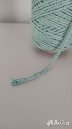 Хлопковый шпагат для макраме 4 мм разные цвета