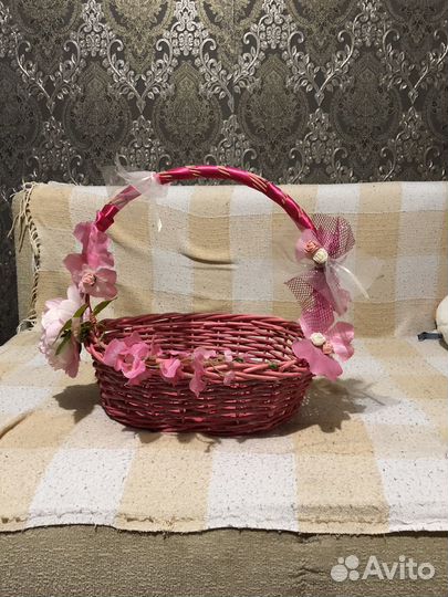 Корзина плетеная