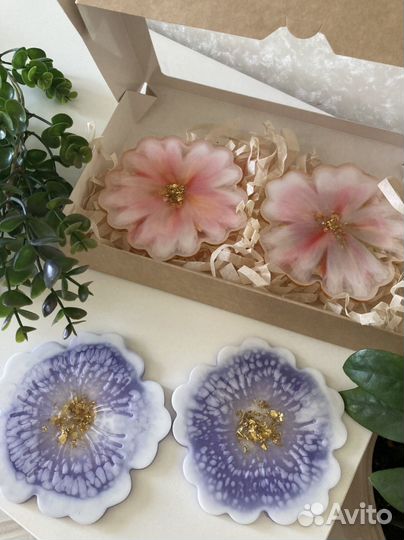 Костеры) Подстаканники из эпоксидной смолы