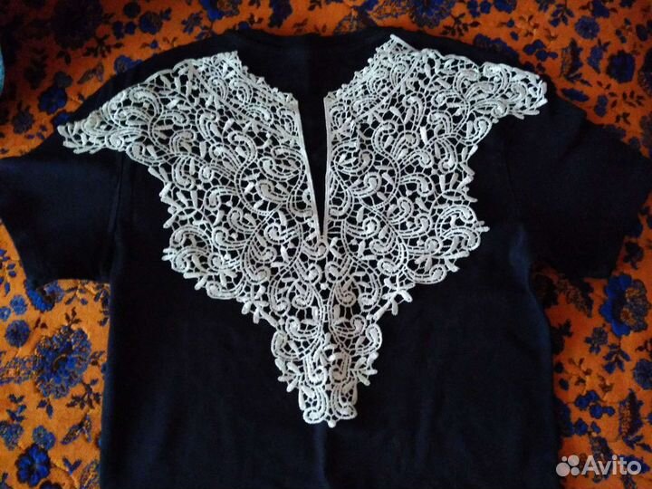 Кружевная вставка - воротник