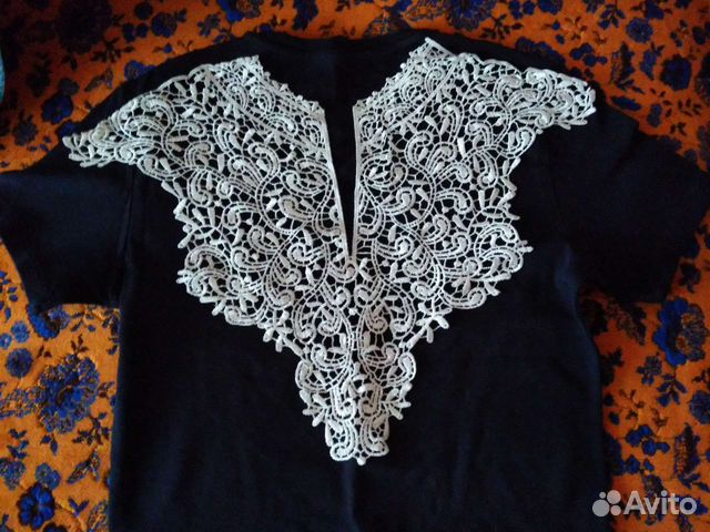 Кружевная вставка - воротник