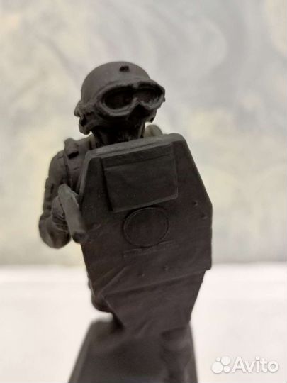 Фсб. Спецназ. Статуэтка. Авторская работа. Чугун