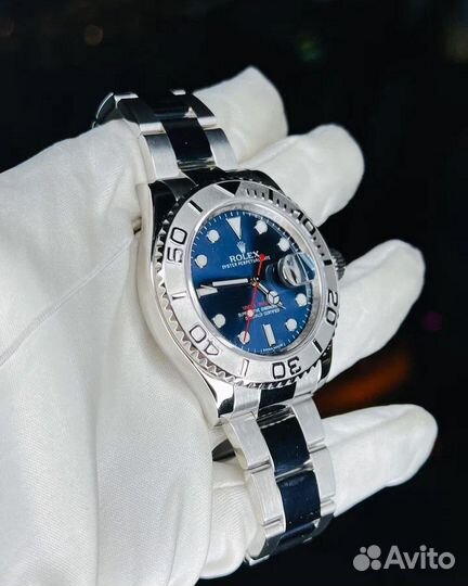 Часы Rolex yacht master blue оригинал noob