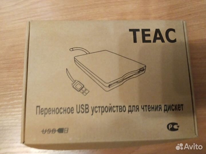Переносное USB устройство для чтения дискет teac
