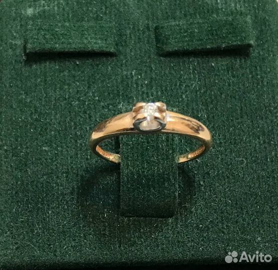 Золотое кольцо 585 пробы