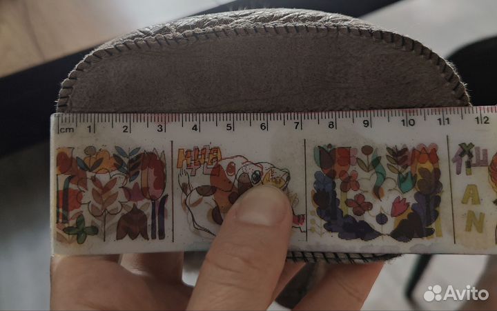 Пинетки коричневые кожа