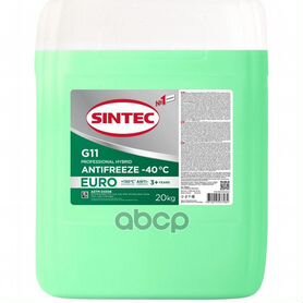 Антифриз готовый зеленый 20L 800521 sintec