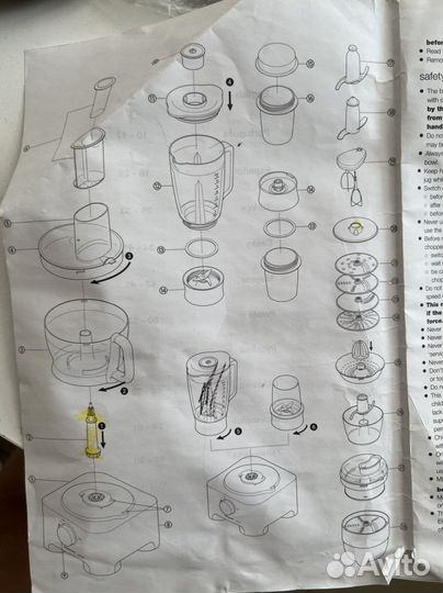 Кухонный комбайн kenwood fp925