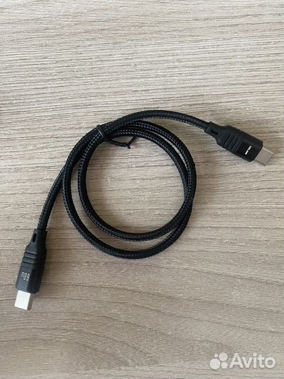 Кабель Type C (0.5м, 60W)