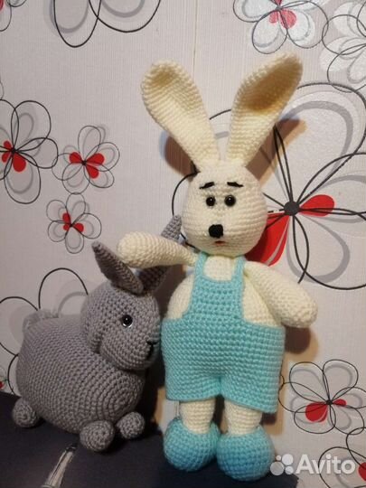 Мягкая игрушка заяц