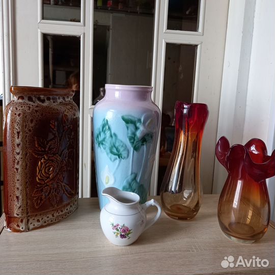 Вазы СССР, сливочник Дулево 1958 год