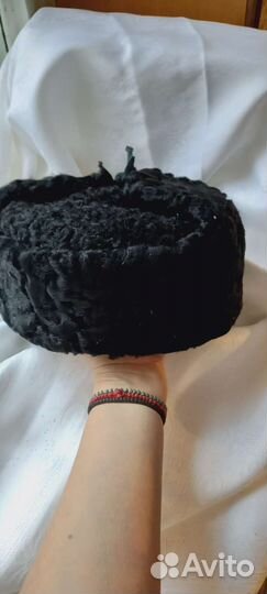 Шапка - ушанка натуральный мех мужская Ретро