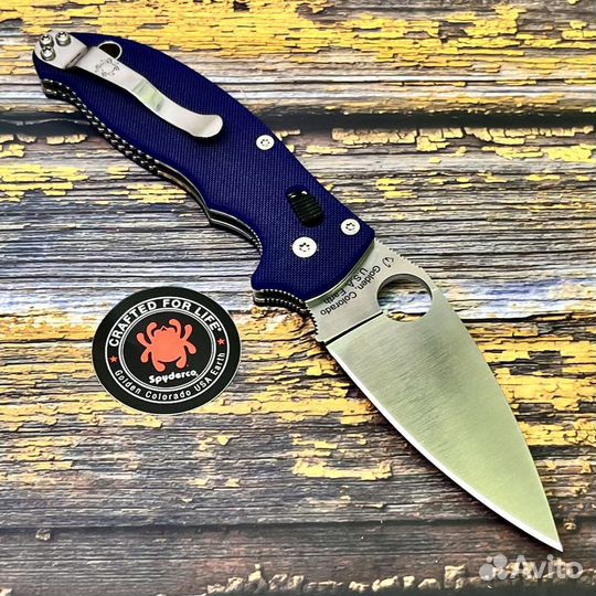 Нож складной Spyderco SC101gpdbl2 Manix 2, S110 Bl