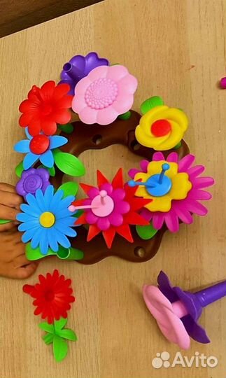 Конструктор Цветочный сад (пластик)