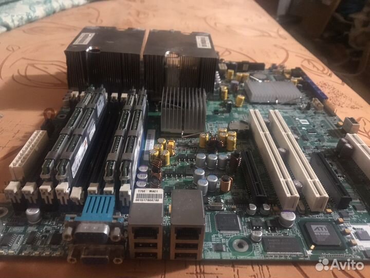 Серверная плата Intel s5000vsa SAS c Xeon E5420x2