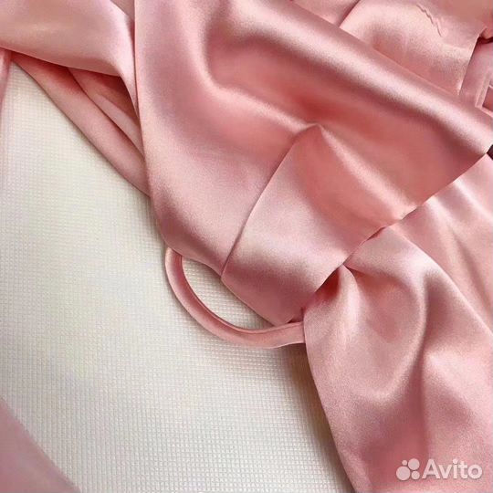 La perla сорочка халат Пижама атласная шелковая