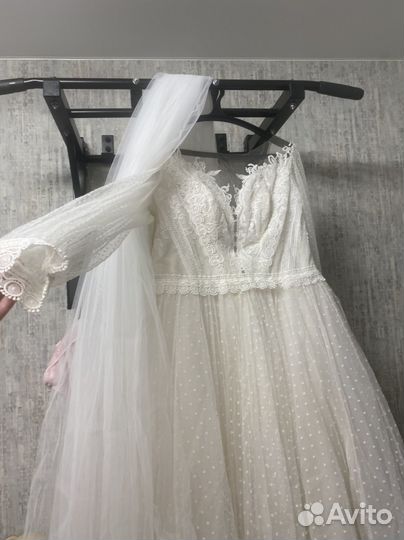 Свадебное платье большого размера