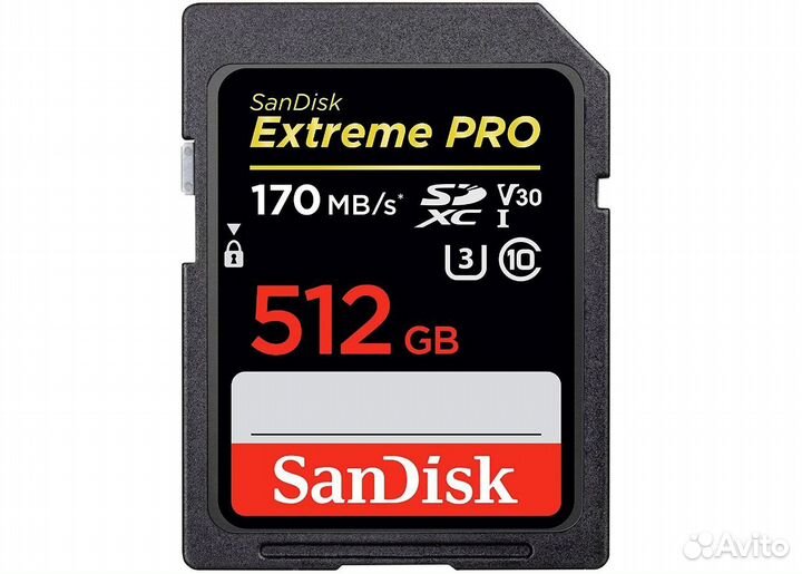 Новая sandisk 512Gb Extreme Pro sdxc Карта памяти