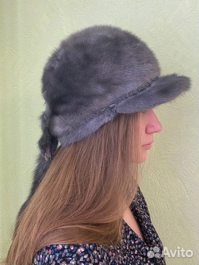 Шапка норковая женская