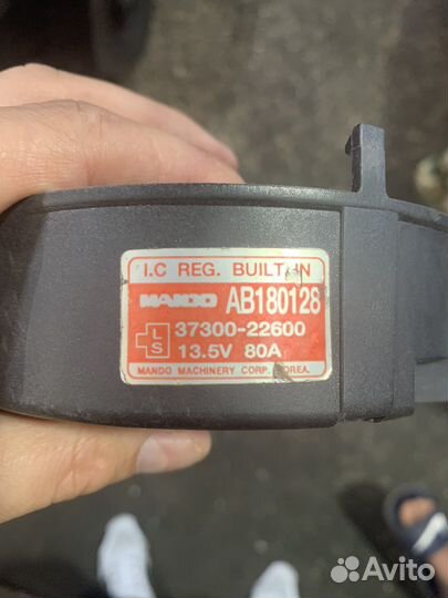 Генератор hyundai accent на запчасти