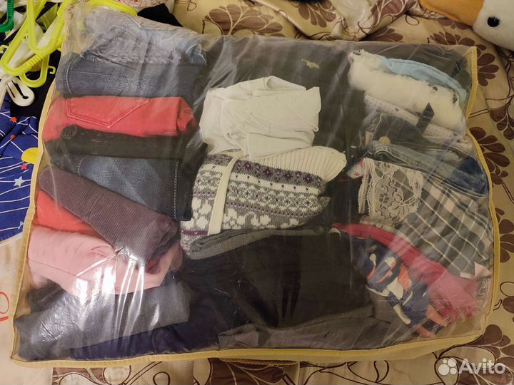 Детская одежда для девочек пакетом рост 134-140