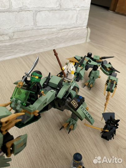 Lego Ninjago movie 70612 Дракон зеленого ниндзя