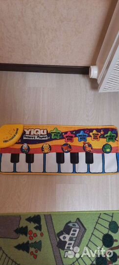 Музыкальное пианино коврик