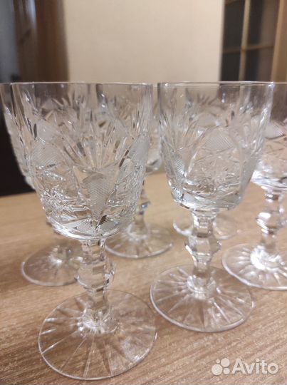 Фужеры хрустальные СССР
