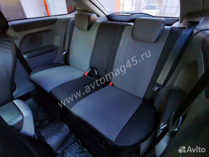 Авточехлы Ford Focus боковыми поддержками ткань